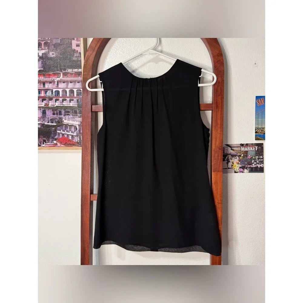 Tory Burch Silk Black Tank Top